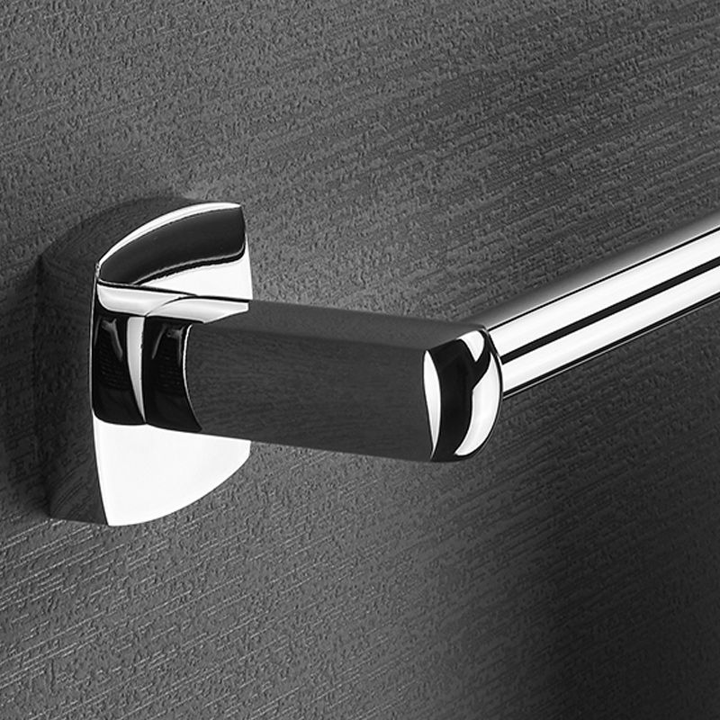 Polished Chrome Modernism Bathroom Accessory Set Bath Shelf/ Towel Bar/Robe Hooks Included