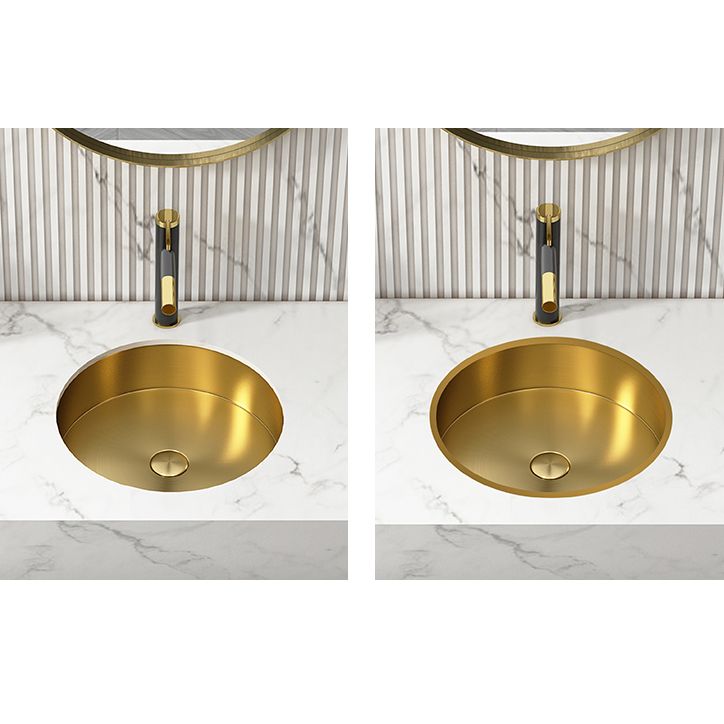 Round Bathroom Sink Modern Undermount Bathroom Sink with Faucet