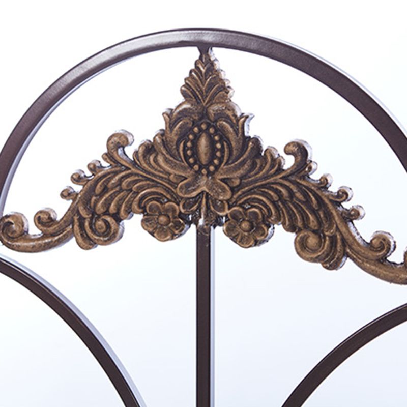 Industrial Bed with Headboard Standard Profile Bed with Metal Legs