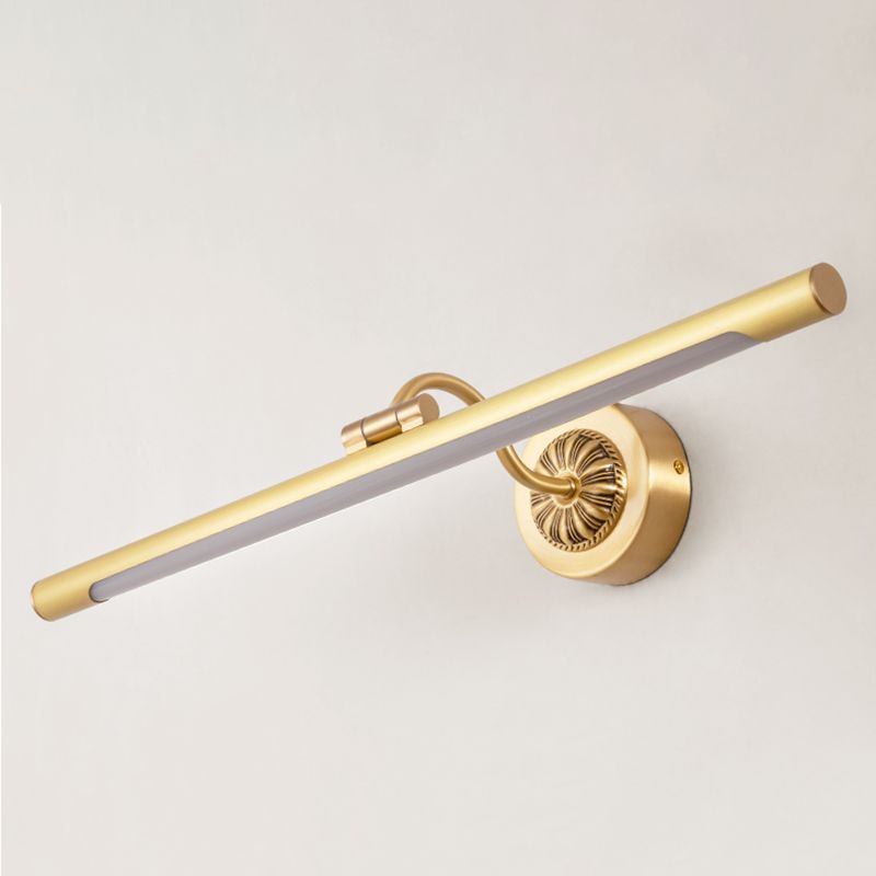 Traditional Mirror Front Lighting LED Vanity Wall Light Fixture with Acrylic Shade