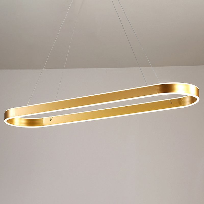 Les luminaires de lustre métallique moderne pour le restaurant pour restaurant