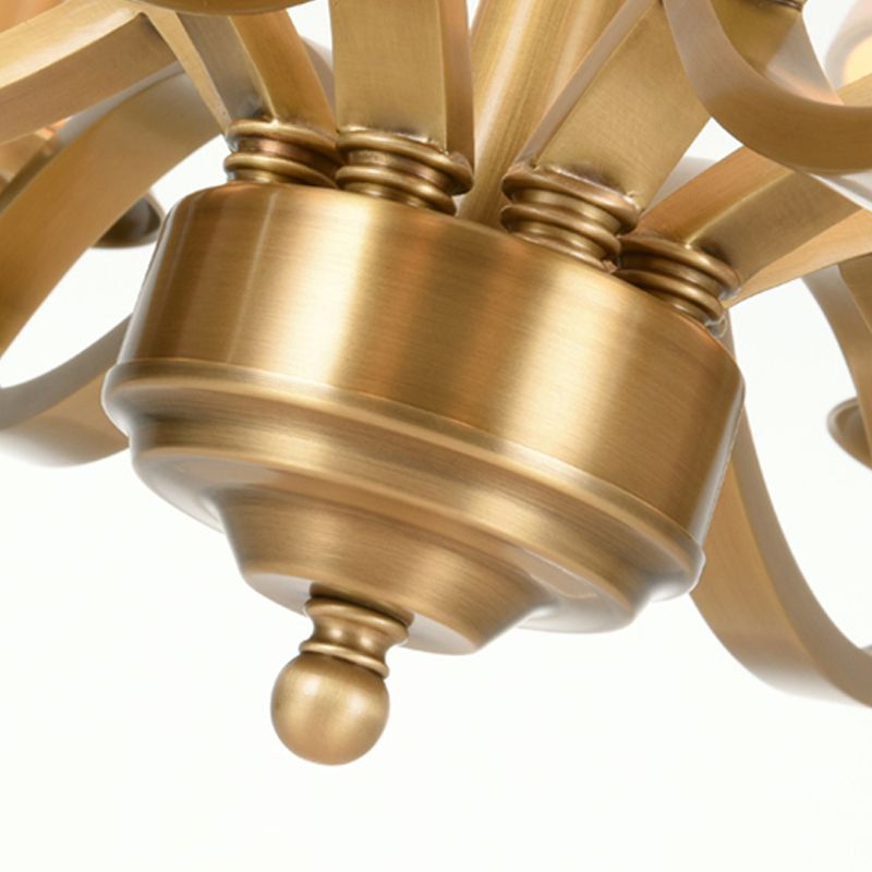 Plafond traditionnel pendentif en tissu de cône de lumière