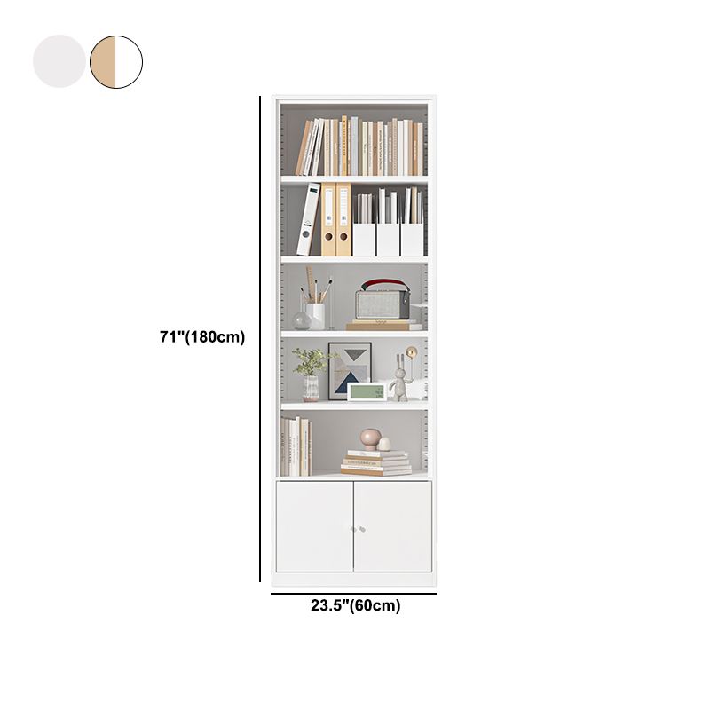 Closed Standard Bookshelf Modern Door Home Study Living Room Bookcase