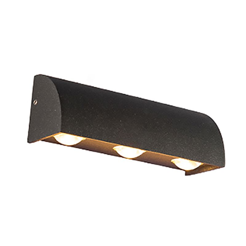 Géométrique contemporain Simple Murce LED 3 Light Murd Murd Lightture pour extérieur