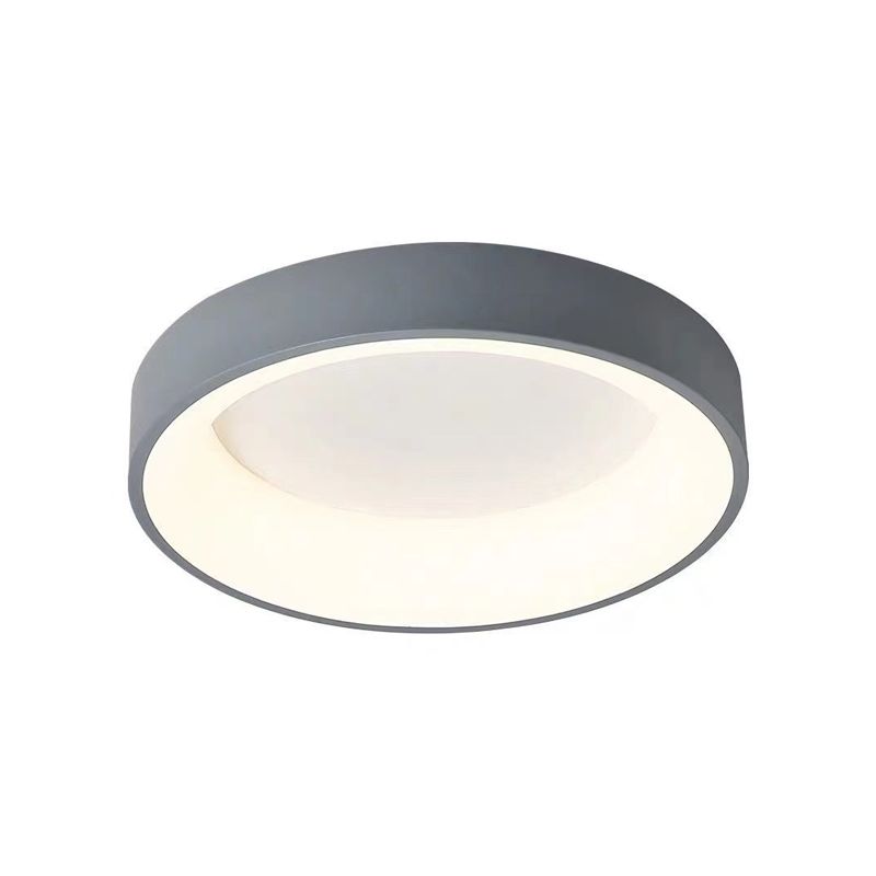 Luminaire de plafond encastré à LED de simplicité d'éclairage de plafond de cercle en métal