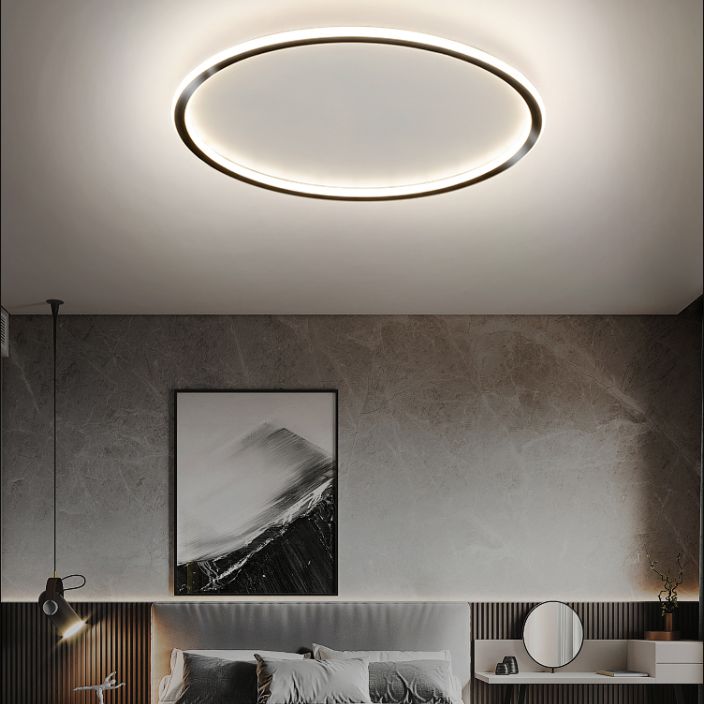 Lámpara empotrada LED ultrafina de 1 luz, nueva lámpara acrílica moderna de montaje en techo para dormitorio