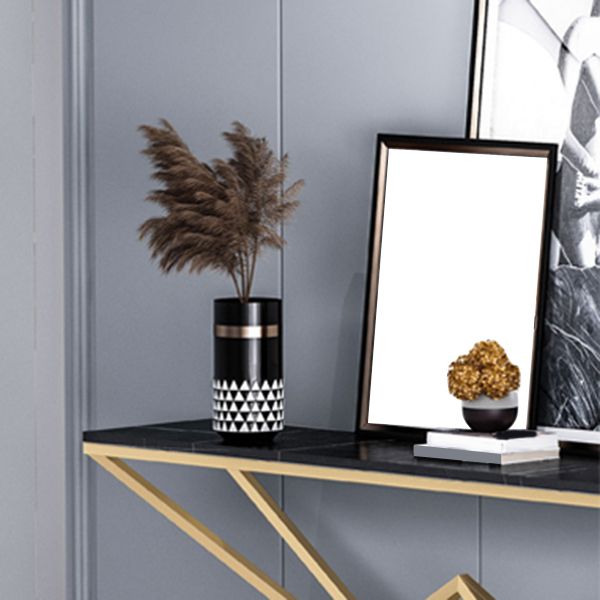 Modern Console Accent Table Antique Finish Rectangle Sofa Table