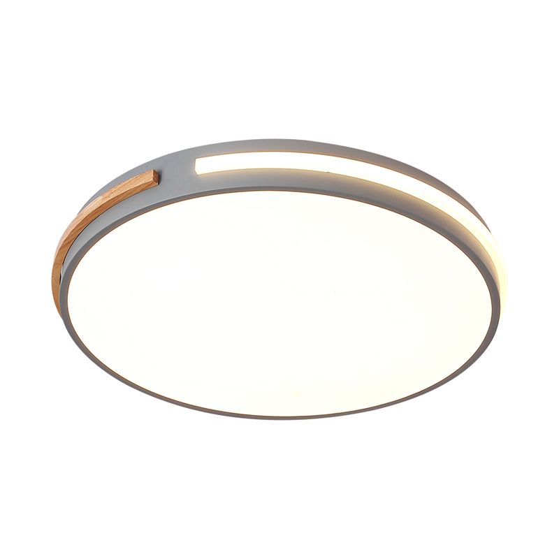 Slaapkamer Plafond Licht Armatuur Minimalistische Flush Mount Led licht met ronde acryl