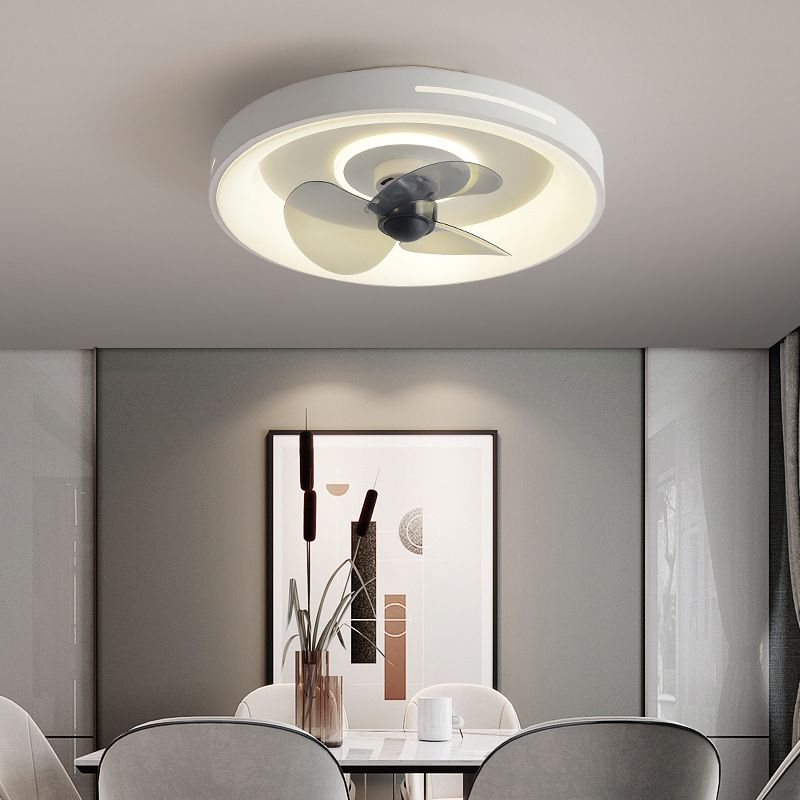Metal Geometrische Deckenventilator Leuchten Moderne Style 2 Leuchten LED LED LELD