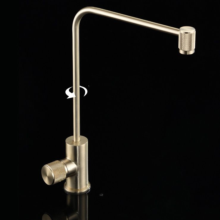 Contemporary Kitchen Bar Faucet Lead Free Swivel Spout High Arch Faucet
