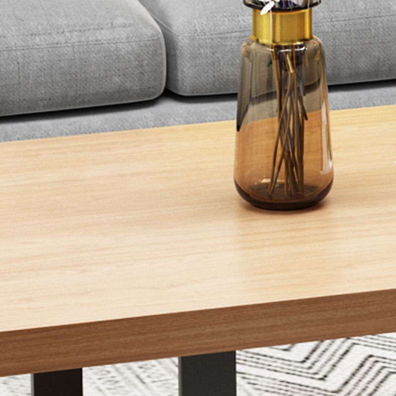 Nordic Rectangular Coffee Cocktail Table Wooden Sled Coffee Table