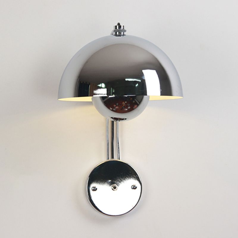Metal Round Shape Wall Mount Lighting Nordic Macaroon 1-Light Wall Mounted Light Fixture