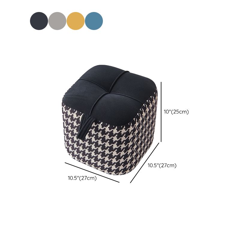 Fabric Standard Stool Modern Style Simple Household Foot Stool
