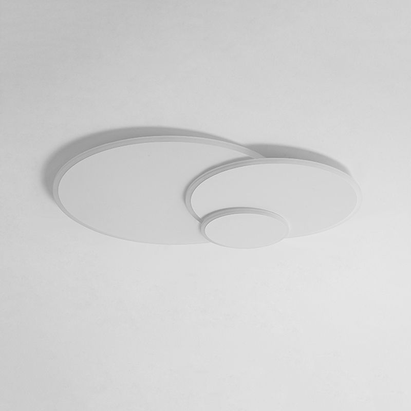 White LED Ceiling Mounted Light Multi-head Flush Mount Ceiling Lighting for Living Room
