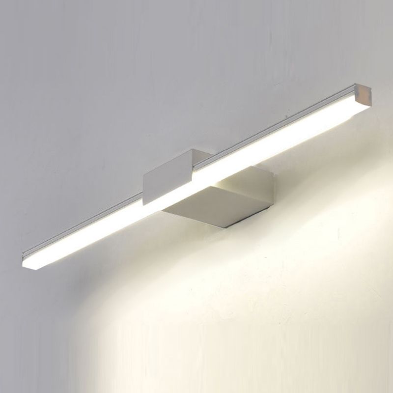 Lineaire vorm metalen spiegel Wandverlichting Moderne 1-licht wandgemonteerde verlichting