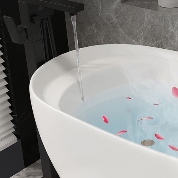 Antique Finish Soaking Modern Bath Stand Alone Oval Bath Tub