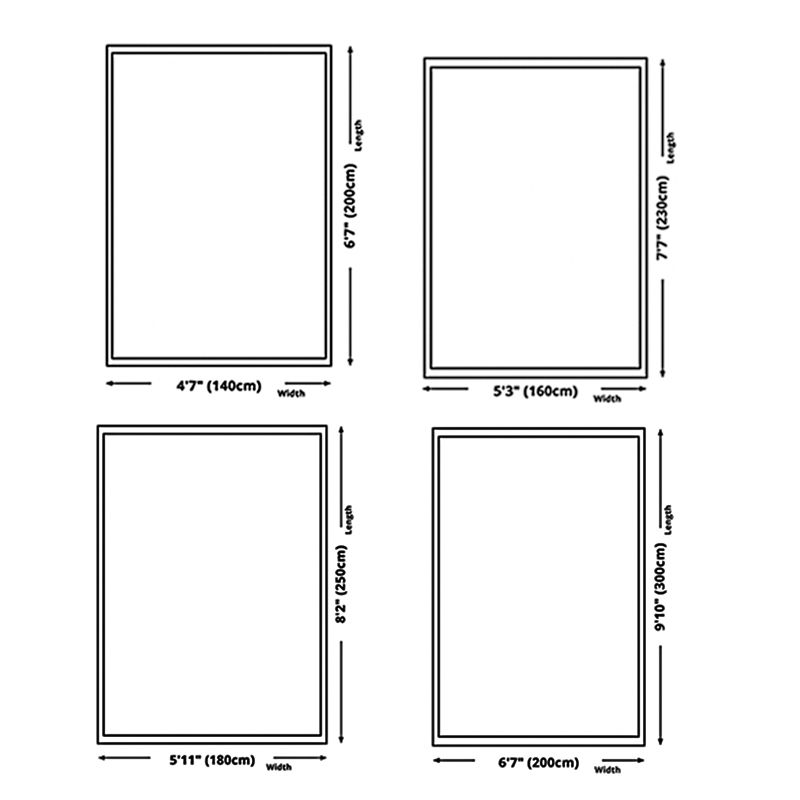 Grey Tone Ink Traces Rug Polyester Carpet Casual Anti-Slip Backing Indoor Rug for Home Decoration