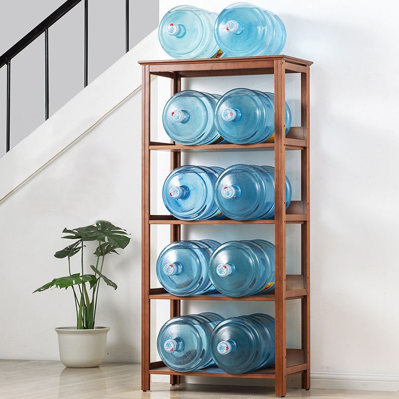 Modern Open Bookshelf Rectangle Wood Bookcase with Shelves for Home