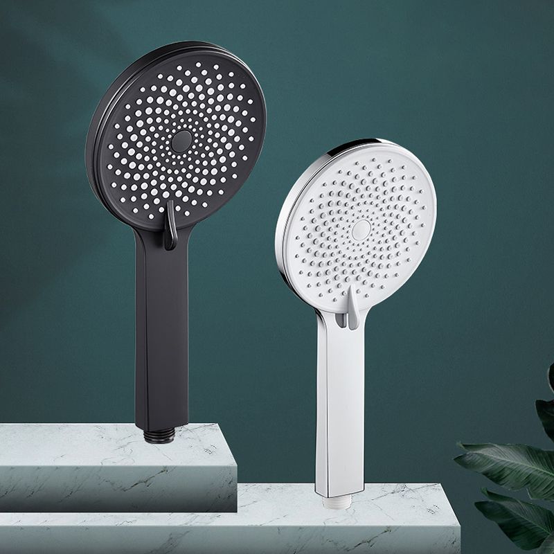 Contemporary Round Shower Head Solid Color Handheld Shower Head for Bathroom