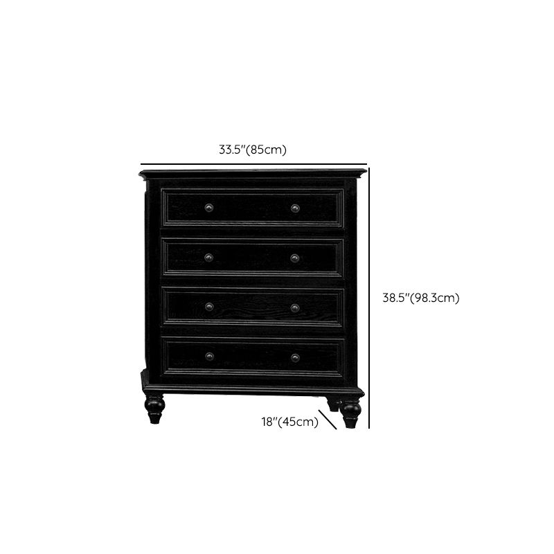 Traditional Storage Chest Solid Wood Dresser with 3/4/5/7/9/10 Drawers