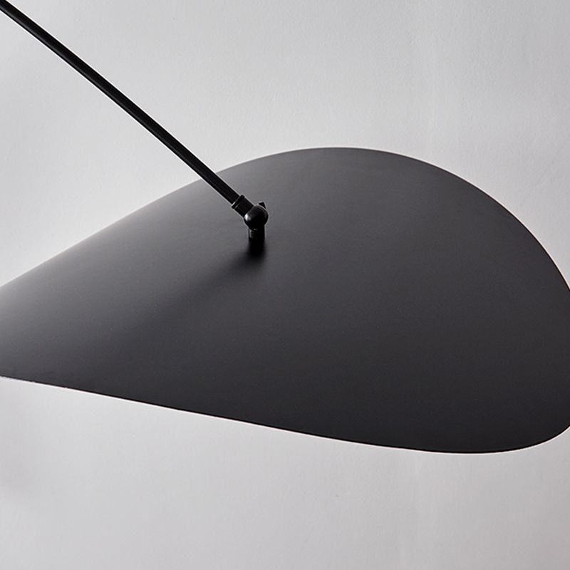 Nordic Style Metal Wall Sconce Adjustable Hat Shape Wall Light for Living Room