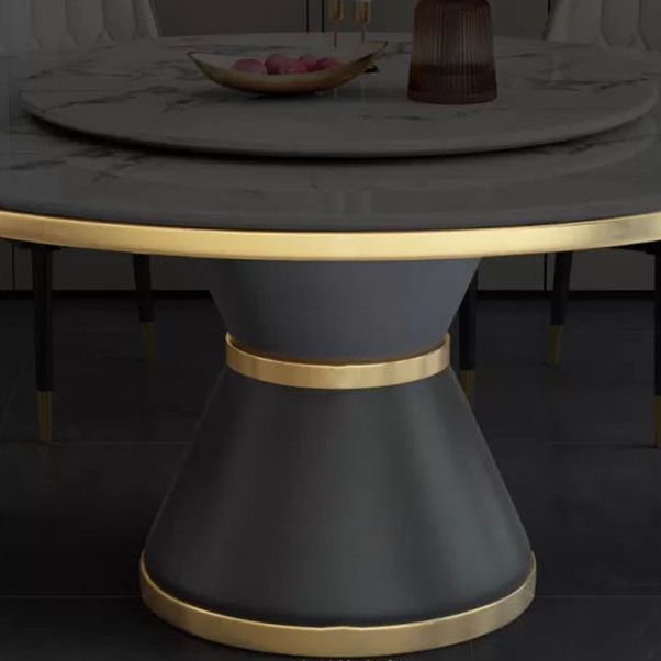 Glam Marble Furniture 5/7/9/11 Standard Height Dining Room Furniture Set for Home