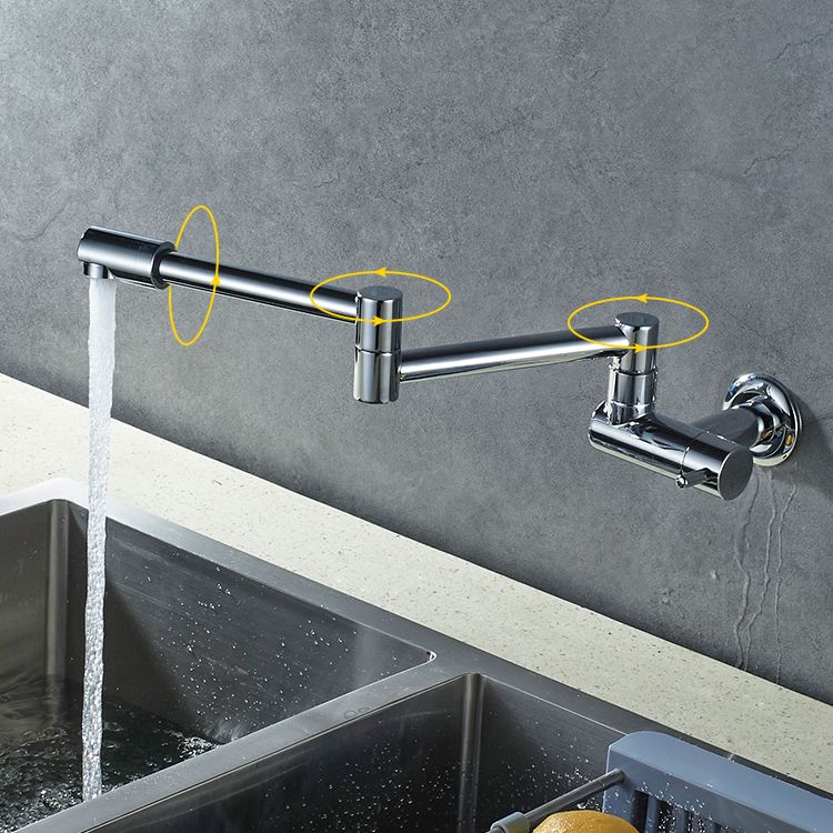 Contemporary Single Handle Kitchen Faucet Wall Mounted Faucet