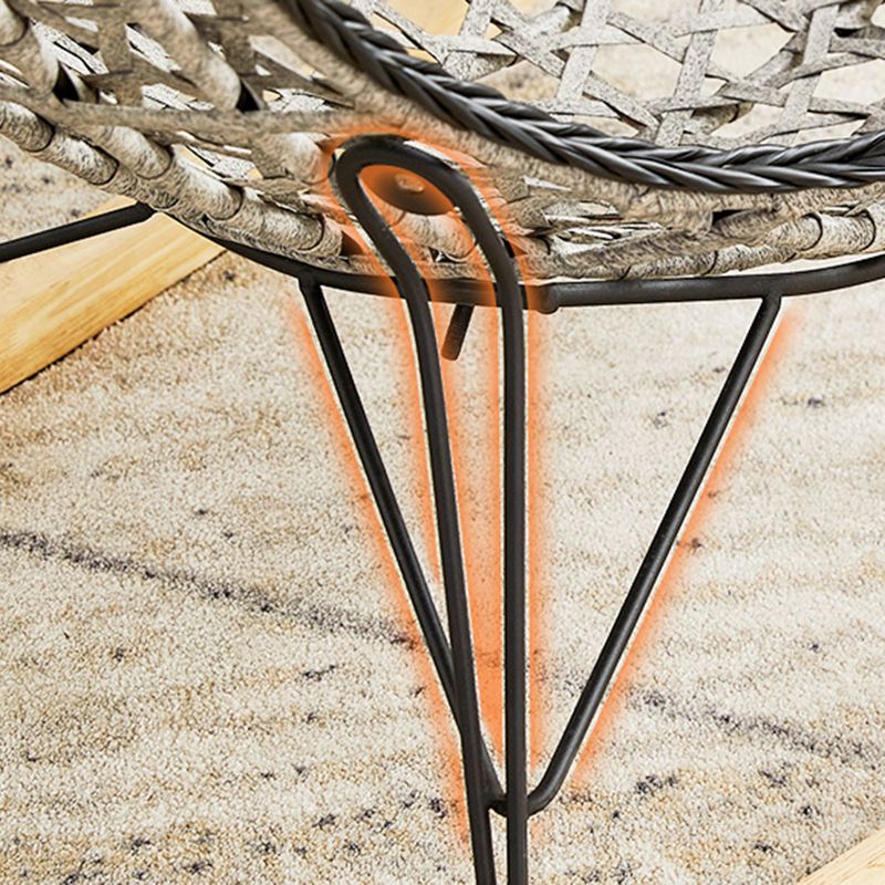 Modern Rocking Chair Stain Resistant Textured Rocker Chair for Living Room