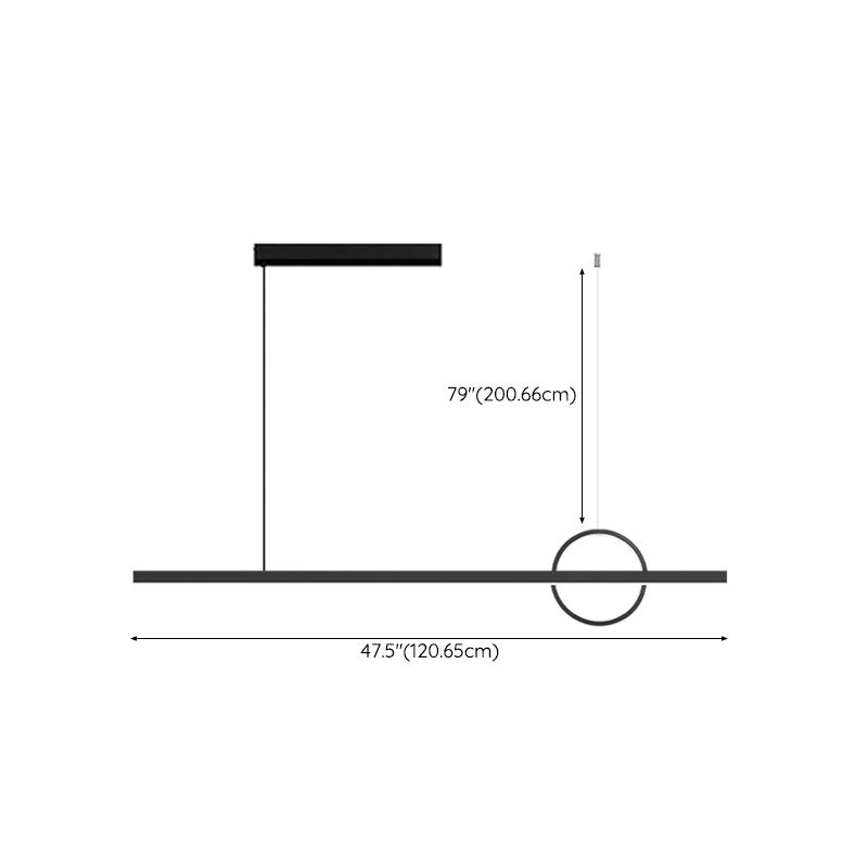 Modern Style Pendant Lighting Fixtures Black Island Lighting Ideas for Kitchen