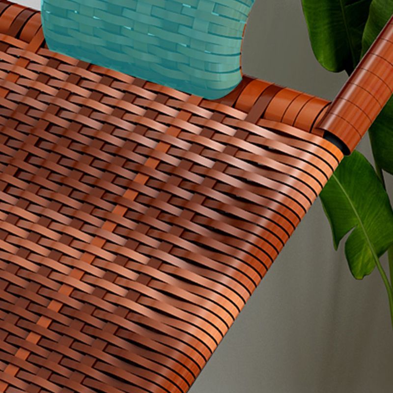Wicker Spindle Rocking Chair Contemporary Outdoor Rocker Chair