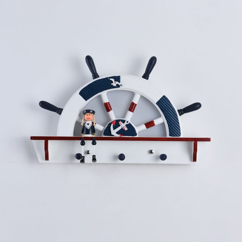 Lampada da parete a parete a LED a LED in plastica Lampada blu a parete per l'asilo