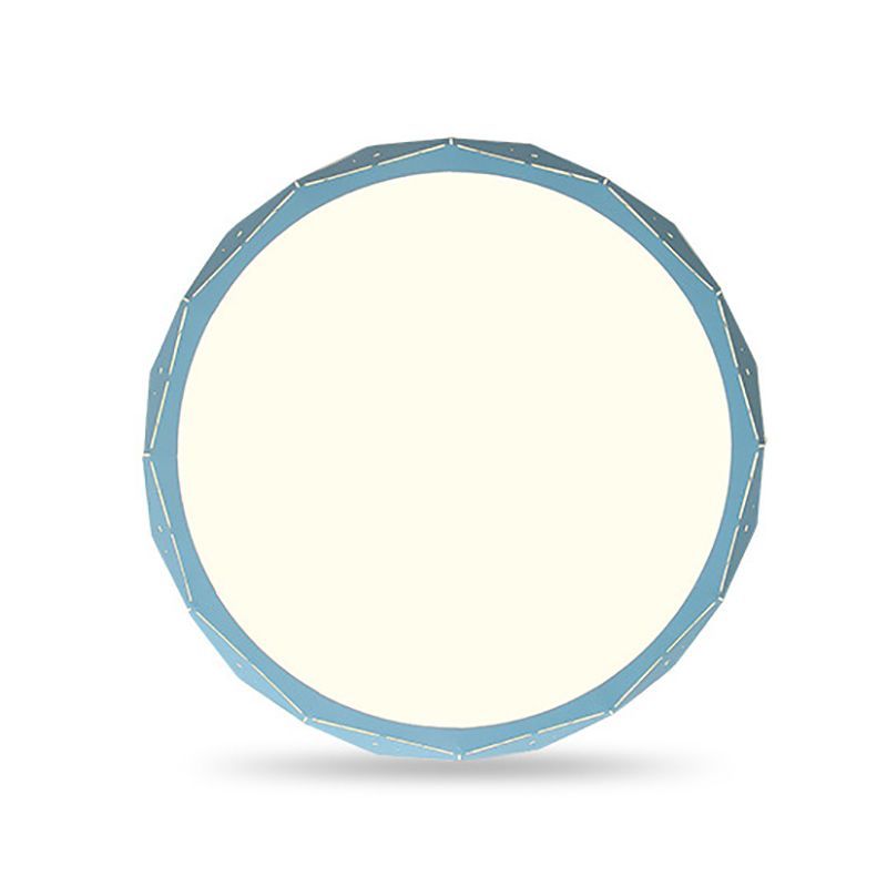 Minimalistische LED flush mount plafond Licht creatieve kleurrijke plafond lamp met acryl schaduw