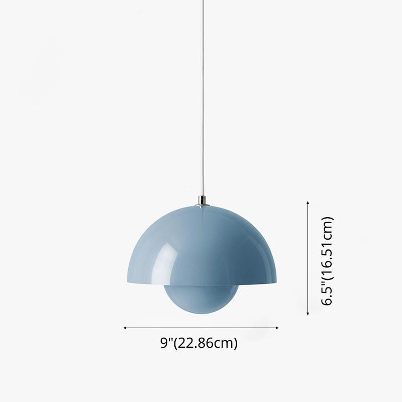 Modern Luce di lusso a pendente singolo Light Globe in ferro battuto Lampada sospesa per sala da pranzo