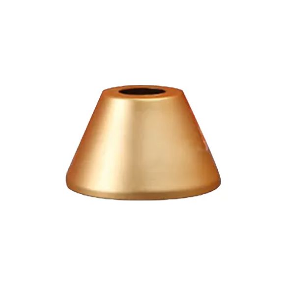 Rust/Gold Tapered Ceiling Pendant Vintage Industrial Iron 1 Head Restaurant Hanging Fixture, 5.5"/8" Width