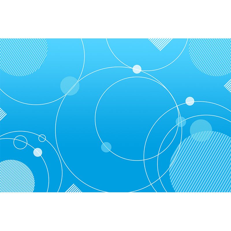 Mural Wallpaper Geometry Illustration Environment Friendly Bedroom Wall Mural