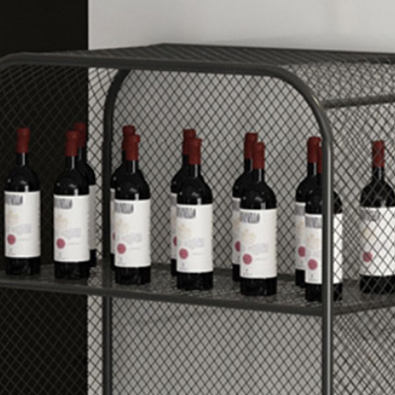 Industrial Standard Bookcase Metal 3 Shelves Closed Back Bookshelf