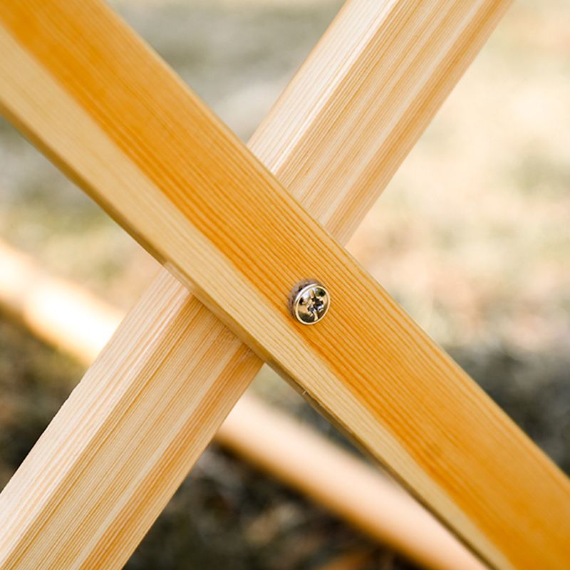 Modern Rectangle Foldable Camping Table Solid Wood Outdoor Table