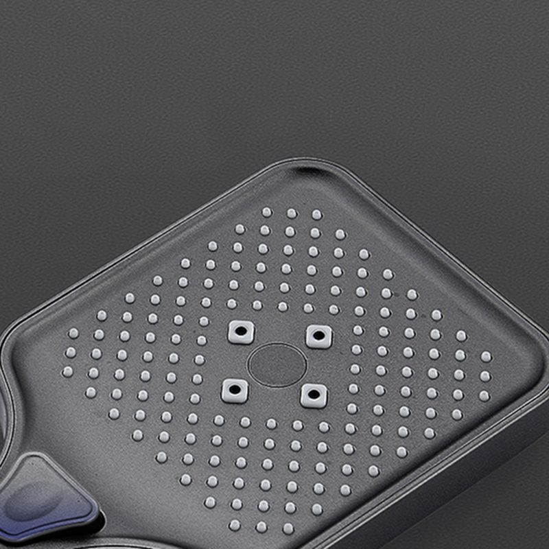 Modern Gray Shower Set 2 Shower Heads Shower System for Bathroom