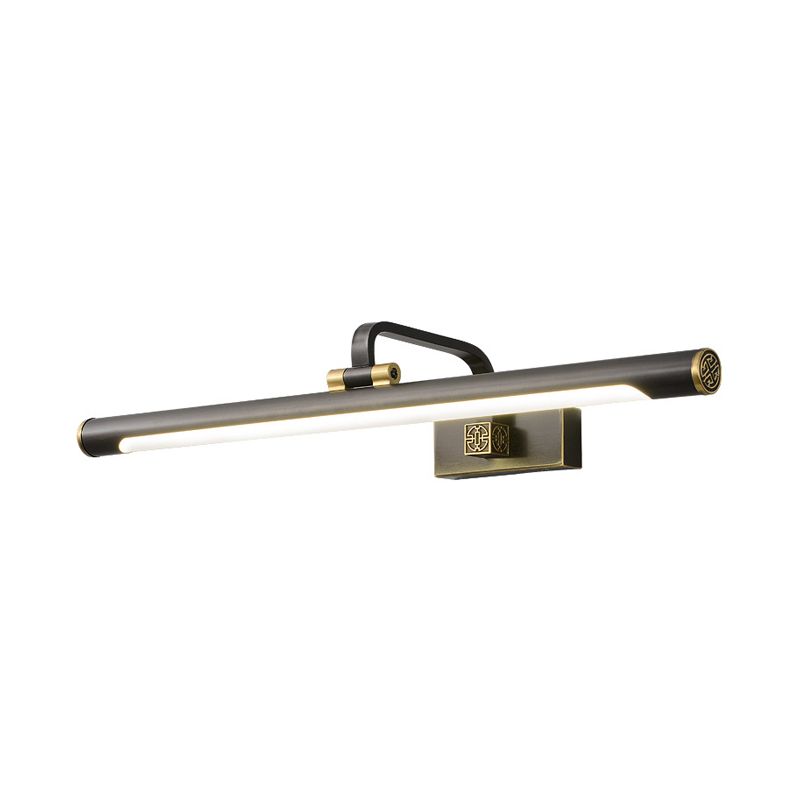 Metal Linear Shade Wall Sconce Modern Style 1 Light Mirror Wall Lighting Fixture