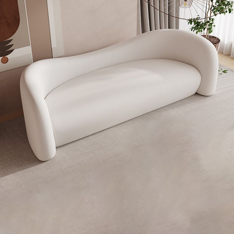 Contemporary Tight Back Sofa Sloped Arm Sofa for Living Room