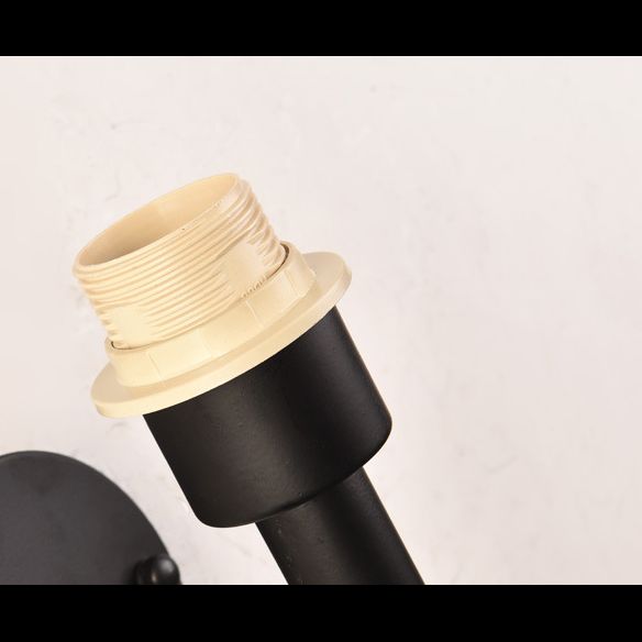 Cylinder Sconce Wall Light Nordic Minimalist Style Glass 1 Light Sconces for Living Room