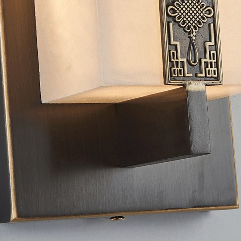 Pronzo della parete di marmo leggero regolabile contemporaneo per corridoio e scala del comodino