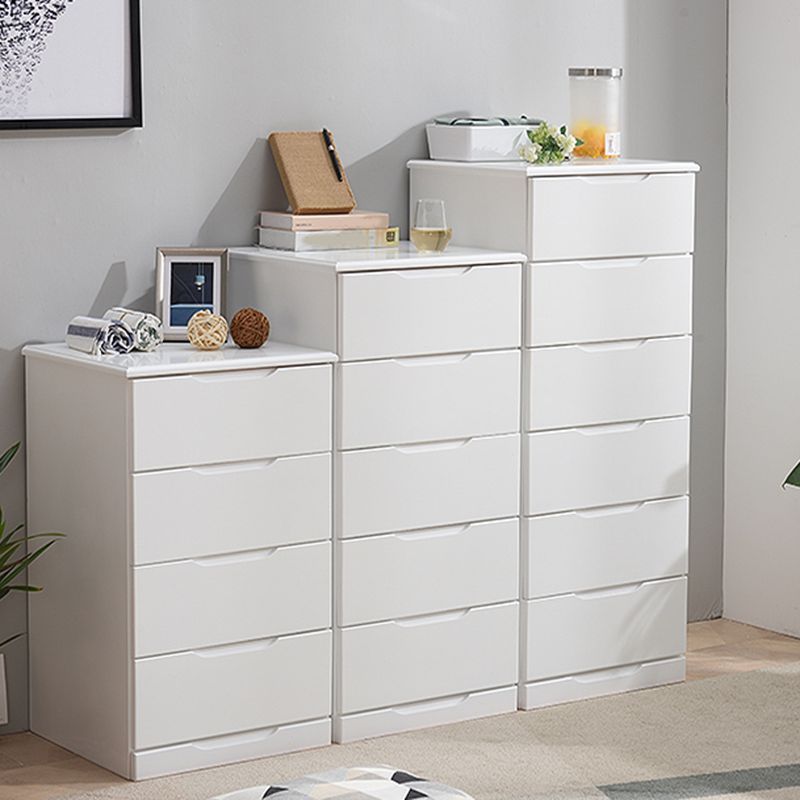 Contemporary Bedroom Storage Chest Wooden Chest with Drawers