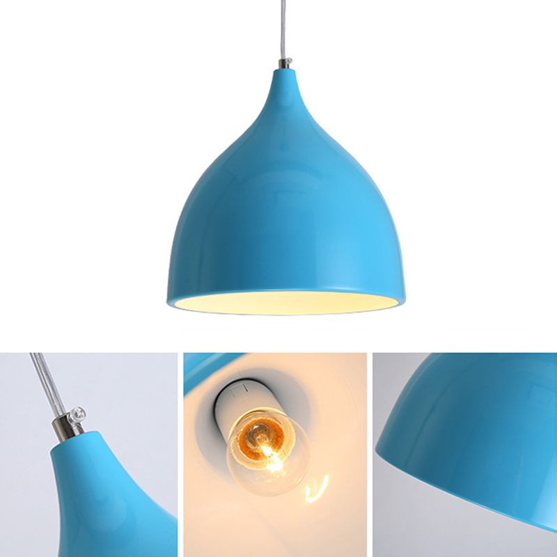 Nordic Creative Nut Shaped Hanging Lamp Aluminum 1 Head Dining Room Suspension Light