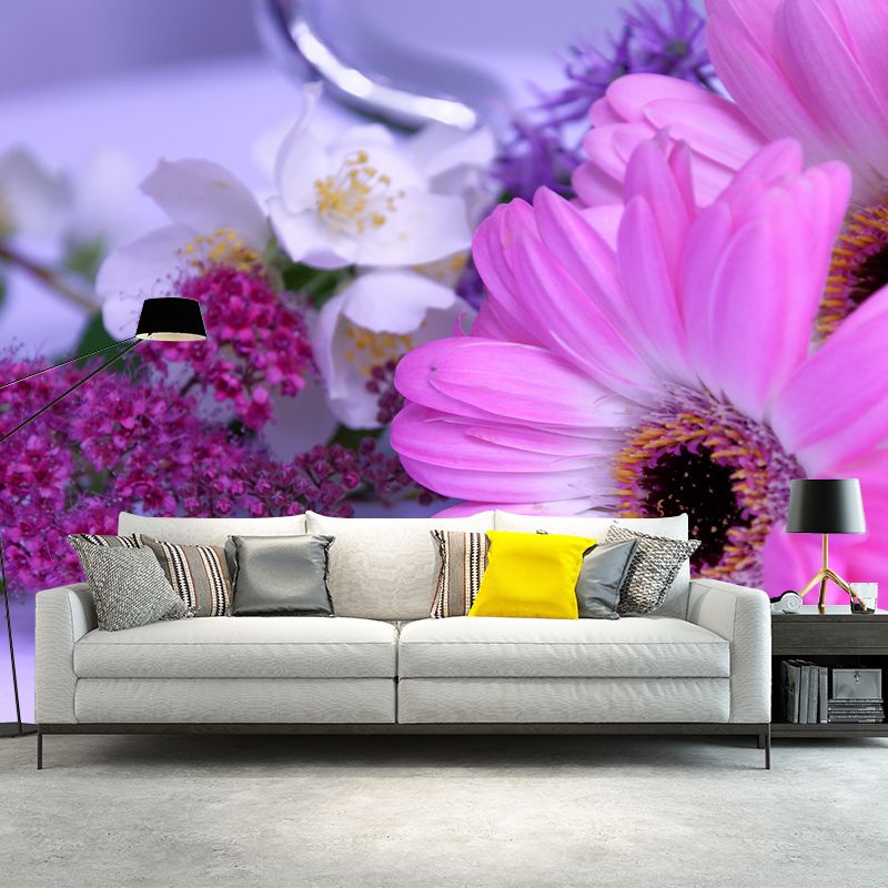 Beautiful Chrysanthemum Mural Wallpaper Customized Wall Decor for Girls Bedroom
