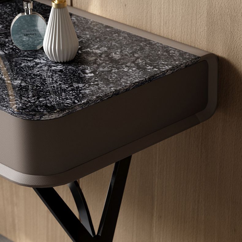 Modernism Stone Top Vanity 29.52" High Vanity Set with Stool