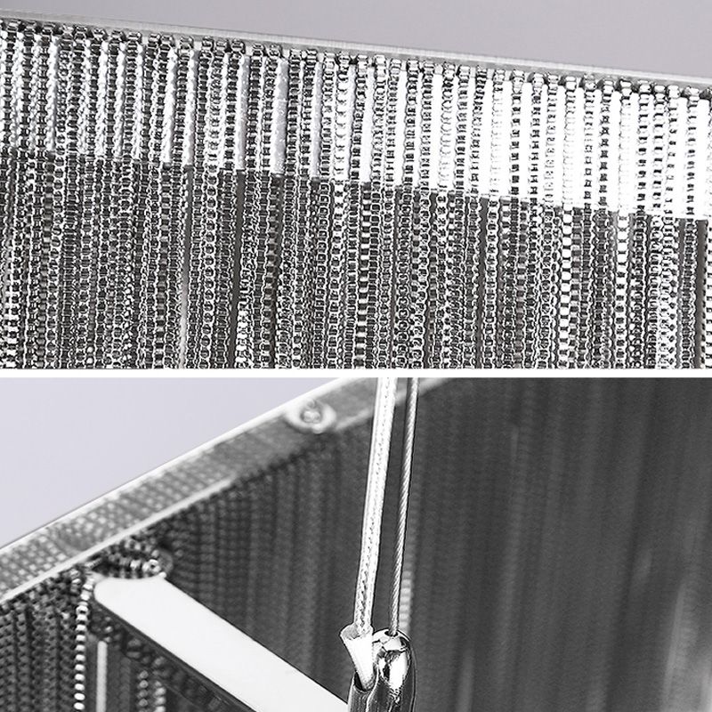 Metal Chains Design Chandelier Light Modern Style Simplicity Lighting Pendant for Living Room