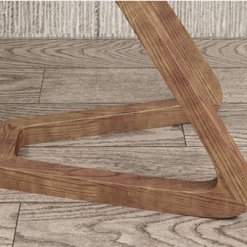 Side Table Solid Wood Abstract Round Scandinavian Living Room End Table