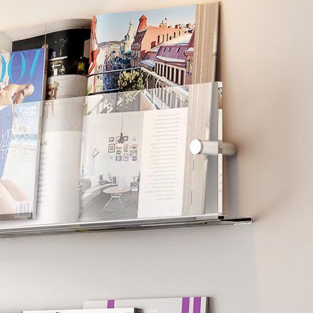 Modern Acrylic Bookcase, Bookshelf for Any Room, 6" H X 1.5" W