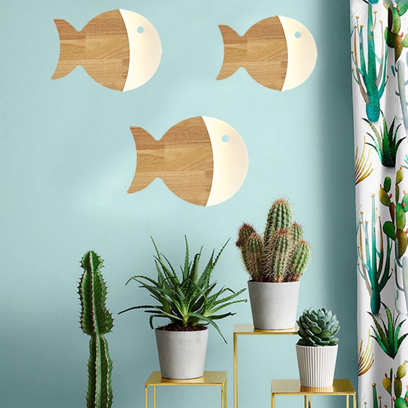 1 lumière géométrique murale desmpes murales de style moderne lumières murales en bois